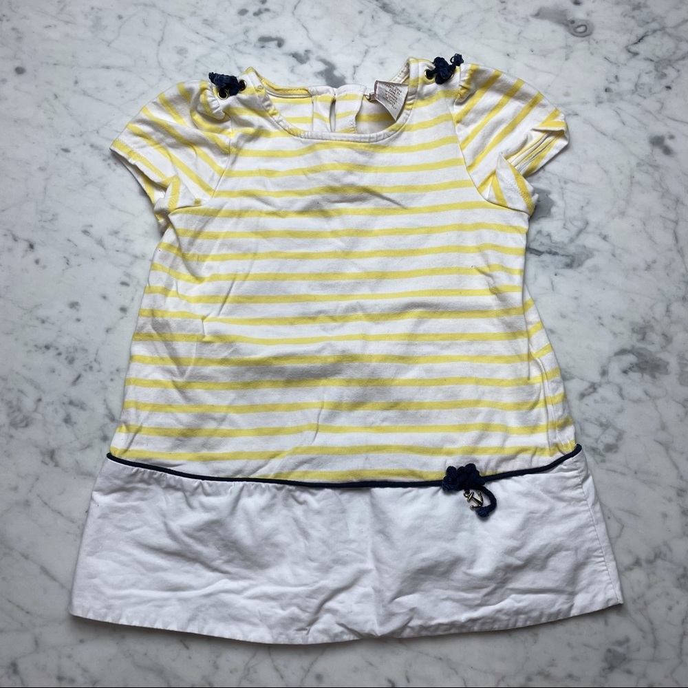 savannah Nautical Style Striped Cap Short Sleeve Shirt